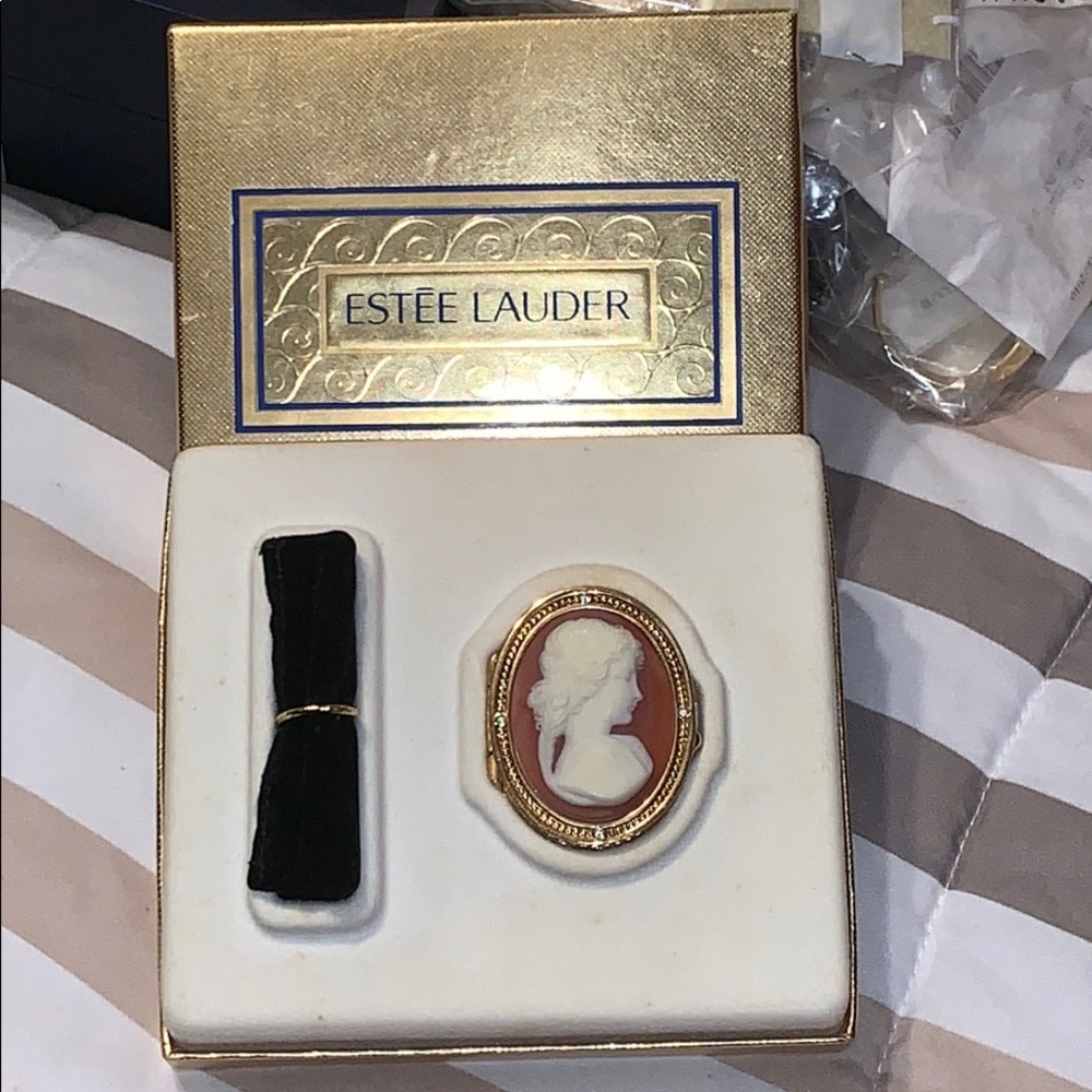 Vintage Rare Estée Lauder Cameo Perfume Compact